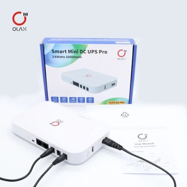 Olax POE D8 Pro 24W 20000mAh Smart Mini DC UPS - 3
